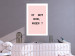 Poster If Not Now, When? - black English text on a pink background 123199 additionalThumb 4