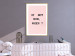 Poster If Not Now, When? - black English text on a pink background 123199 additionalThumb 13