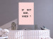 Poster If Not Now, When? - black English text on a pink background 123199 additionalThumb 21