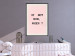 Poster If Not Now, When? - black English text on a pink background 123199 additionalThumb 22