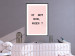 Poster If Not Now, When? - black English text on a pink background 123199 additionalThumb 6