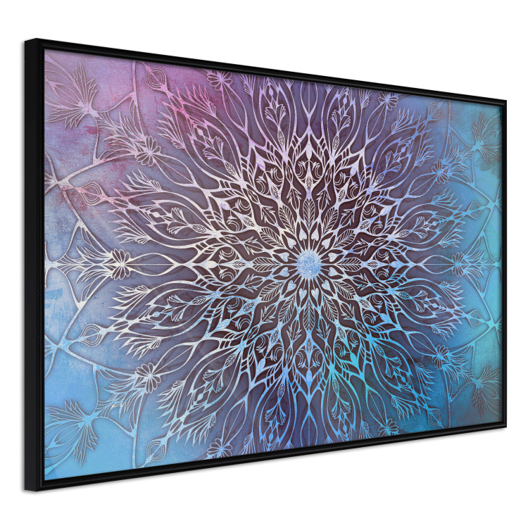 Wall Poster Center - patterned oriental mandala on colorful background in zen motif 123699 additionalImage 10