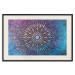 Wall Poster Center - patterned oriental mandala on colorful background in zen motif 123699 additionalThumb 18