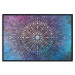Wall Poster Center - patterned oriental mandala on colorful background in zen motif 123699 additionalThumb 18