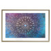 Wall Poster Center - patterned oriental mandala on colorful background in zen motif 123699 additionalThumb 16