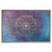 Wall Poster Center - patterned oriental mandala on colorful background in zen motif 123699 additionalThumb 20