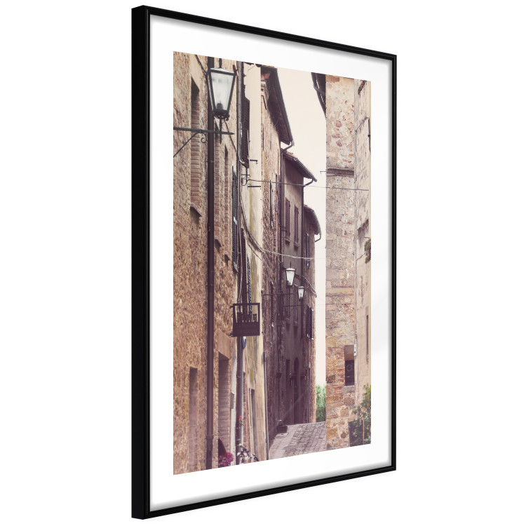 Wall Poster Old Alley - photograph of architecture of brick buildings in alley 123899 additionalImage 11