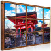 Canvas Art Print Window to Kyoto (1 Part) Wide 123999 additionalThumb 2