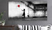 Large canvas print Banksy: Runaway Balloon II [Large Format] 125599 additionalThumb 6