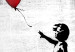 Large canvas print Banksy: Runaway Balloon II [Large Format] 125599 additionalThumb 5
