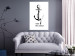 Poster Raise the Anchor - ship anchor and English inscriptions on white background 127899 additionalThumb 7