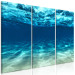 Canvas Ocean Glow (3-part) - underwater marine world landscape 128799 additionalThumb 2