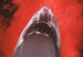 Wall Poster King of the Oceans - abstract shark amidst redness on a black background 129799 additionalThumb 10
