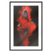 Wall Poster King of the Oceans - abstract shark amidst redness on a black background 129799 additionalThumb 15