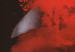 Wall Poster King of the Oceans - abstract shark amidst redness on a black background 129799 additionalThumb 11