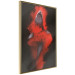 Wall Poster King of the Oceans - abstract shark amidst redness on a black background 129799 additionalThumb 14
