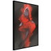 Wall Poster King of the Oceans - abstract shark amidst redness on a black background 129799 additionalThumb 13