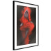 Wall Poster King of the Oceans - abstract shark amidst redness on a black background 129799 additionalThumb 8