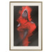 Wall Poster King of the Oceans - abstract shark amidst redness on a black background 129799 additionalThumb 20