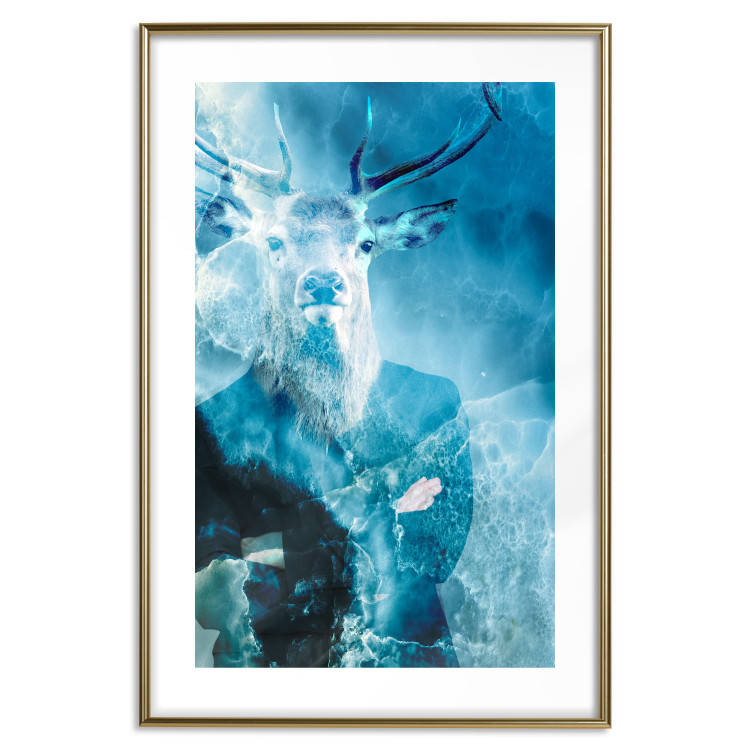 Poster Forest King - whimsical abstraction of an animal in human form 131799 additionalImage 16