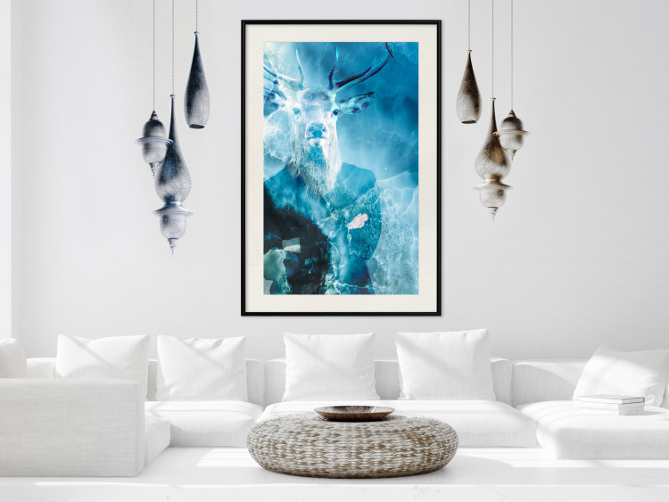 Poster Forest King - whimsical abstraction of an animal in human form 131799 additionalImage 24