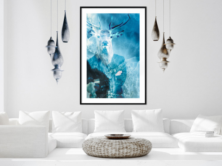 Poster Forest King - whimsical abstraction of an animal in human form 131799 additionalImage 23