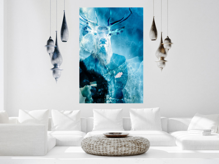 Poster Forest King - whimsical abstraction of an animal in human form 131799 additionalImage 2