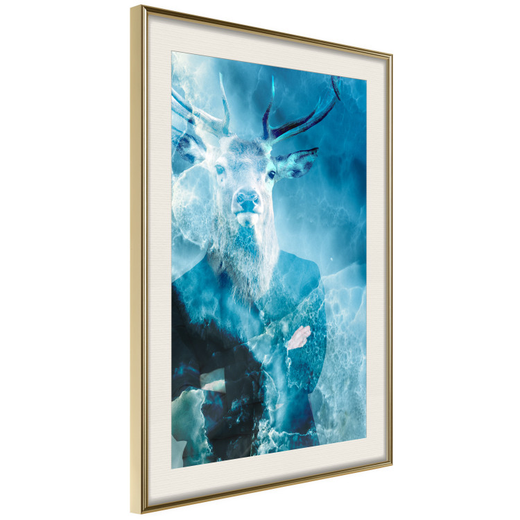 Poster Forest King - whimsical abstraction of an animal in human form 131799 additionalImage 3