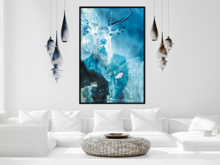 Poster Forest King - whimsical abstraction of an animal in human form 131799 additionalImage 5