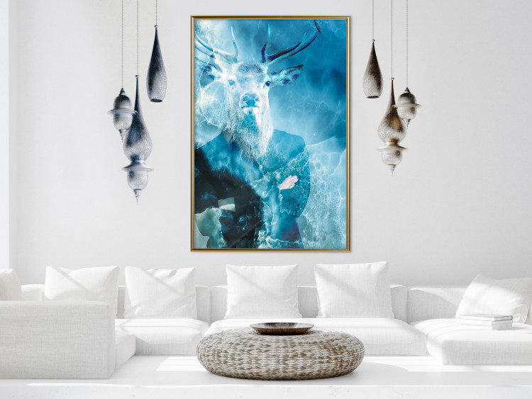Poster Forest King - whimsical abstraction of an animal in human form 131799 additionalImage 6