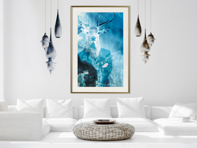 Poster Forest King - whimsical abstraction of an animal in human form 131799 additionalImage 22