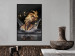 Wall Poster Golden Dream - abstract golden figure of a woman in water on a black background 132199 additionalThumb 11