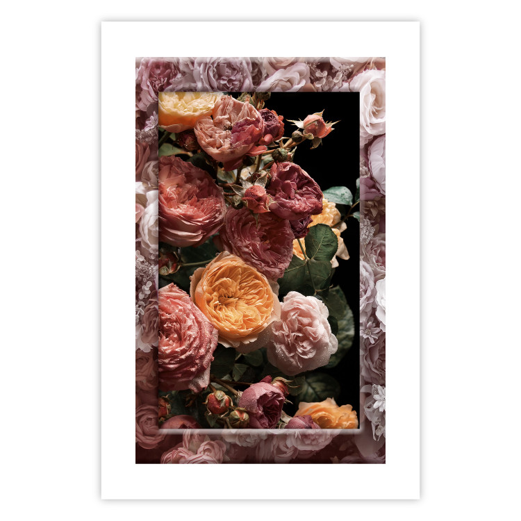 Wall Poster Garden Play - colorful bouquet of flowers on a contrasting background 134499 additionalImage 14