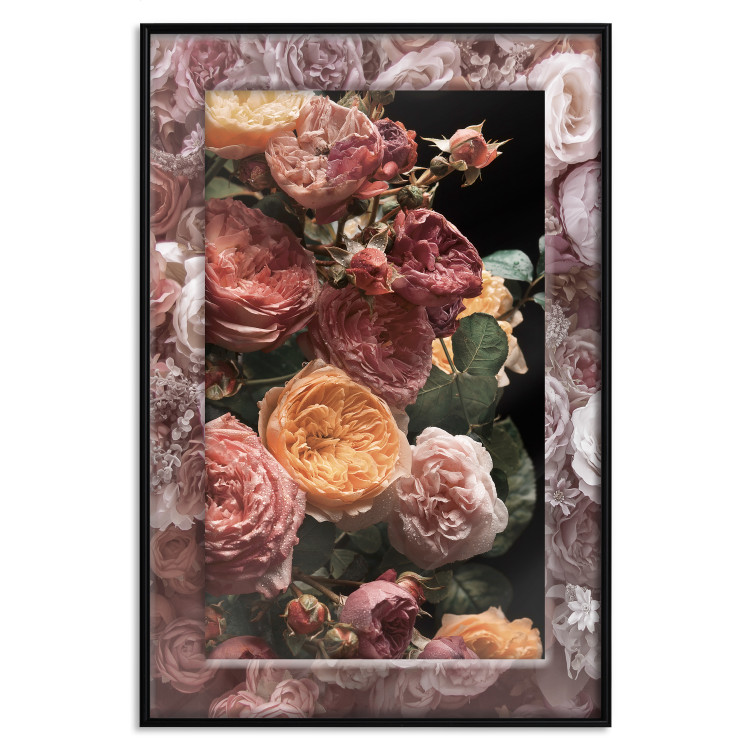 Wall Poster Garden Play - colorful bouquet of flowers on a contrasting background 134499 additionalImage 26