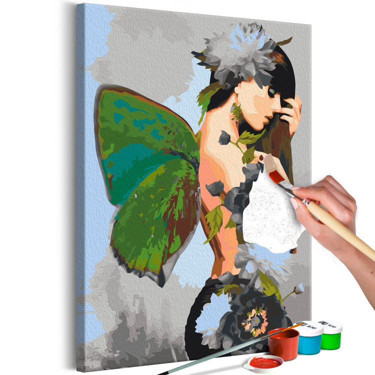 Paint by number Butterfly Woman 135399 additionalImage 3
