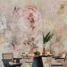 Wall Mural Powder blooms - retro floral motif with peonies with pattern 135799 additionalThumb 6