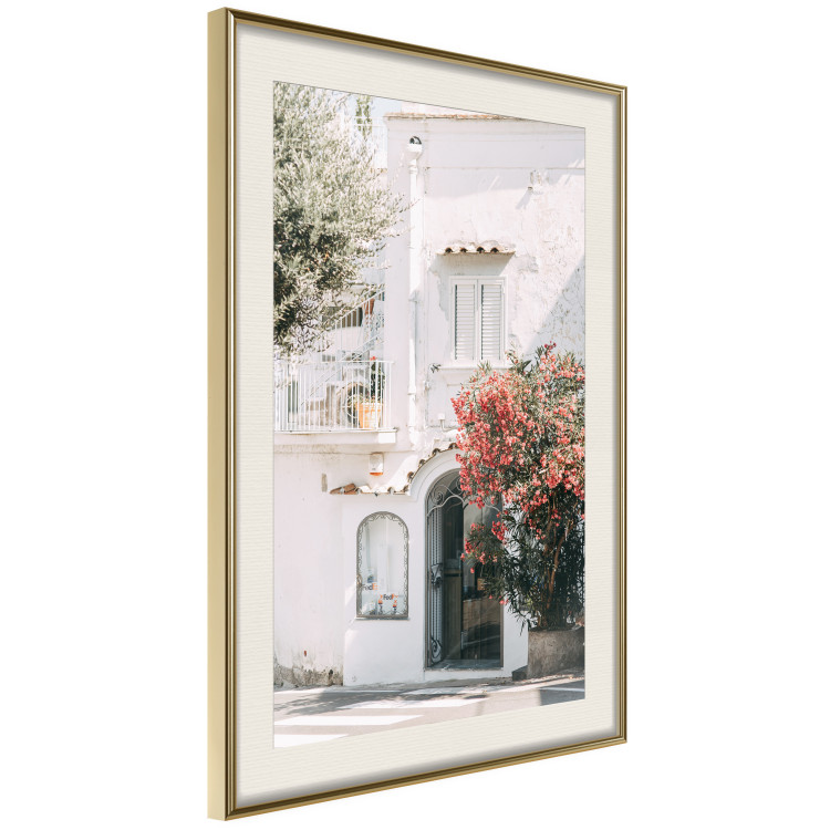 Poster Amalfi - bright composition with white architecture against the backdrop of an Italian town 135899 additionalImage 3