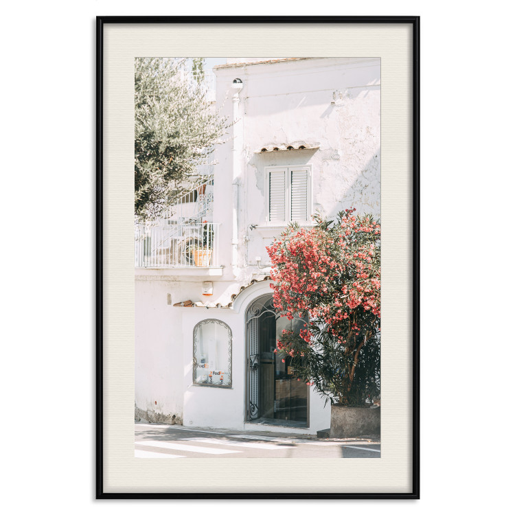 Poster Amalfi - bright composition with white architecture against the backdrop of an Italian town 135899 additionalImage 19