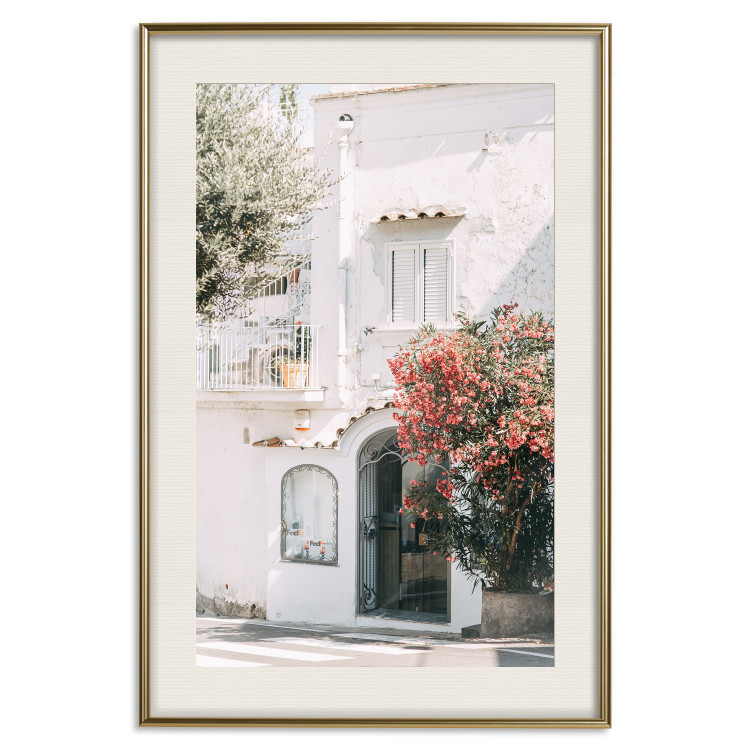 Poster Amalfi - bright composition with white architecture against the backdrop of an Italian town 135899 additionalImage 21