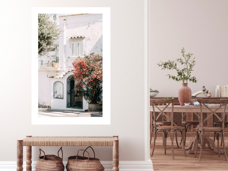 Poster Amalfi - bright composition with white architecture against the backdrop of an Italian town 135899 additionalImage 13