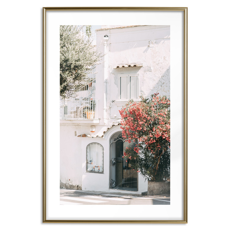 Poster Amalfi - bright composition with white architecture against the backdrop of an Italian town 135899 additionalImage 15