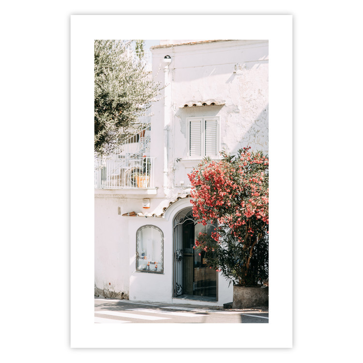 Poster Amalfi - bright composition with white architecture against the backdrop of an Italian town 135899 additionalImage 25