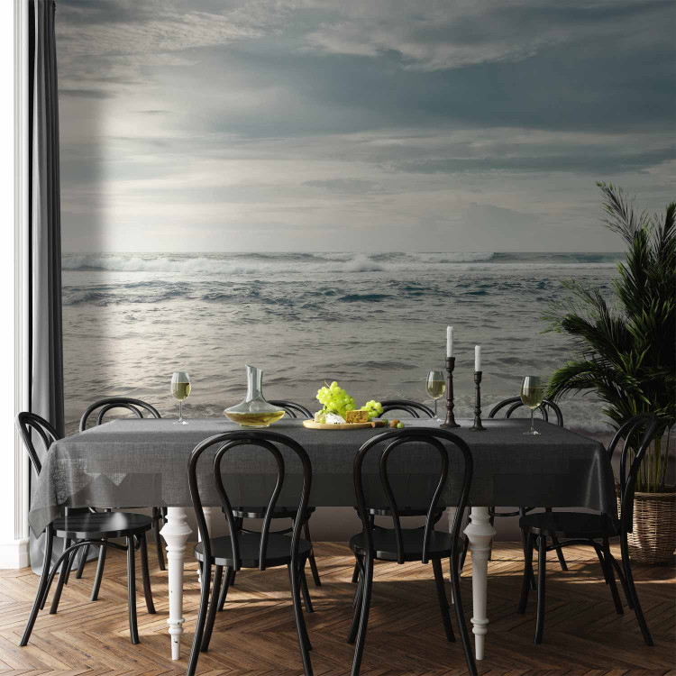 Wall Mural Tranquil space - seascape with waves and sandy beach 138799 additionalImage 6