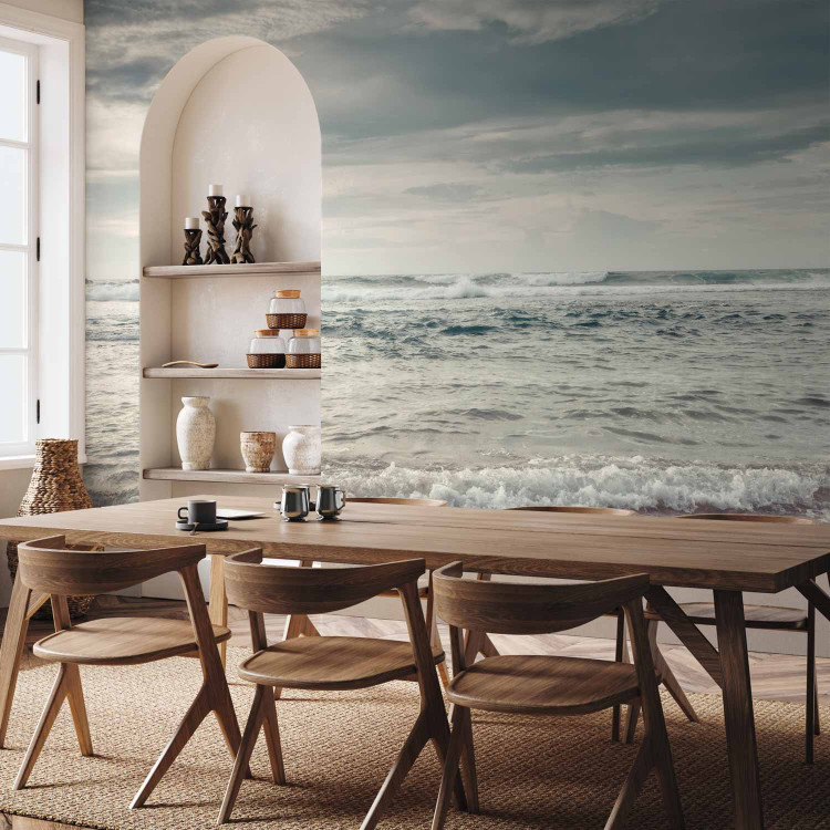 Wall Mural Tranquil space - seascape with waves and sandy beach 138799 additionalImage 7