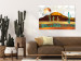 Canvas Print Cactus Landscape (1-piece) Wide - desert landscape in sunlight 142999 additionalThumb 3
