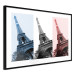 Poster Paris Collage - Three Photos of the Eiffel Tower in the National Colors of France 144799 additionalThumb 9