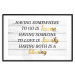 Wall Poster Homemade Sentence - Inscription With Golden Words on the Background of White Boards 145299 additionalThumb 24