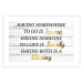 Wall Poster Homemade Sentence - Inscription With Golden Words on the Background of White Boards 145299 additionalThumb 20