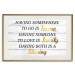 Wall Poster Homemade Sentence - Inscription With Golden Words on the Background of White Boards 145299 additionalThumb 22