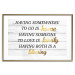 Wall Poster Homemade Sentence - Inscription With Golden Words on the Background of White Boards 145299 additionalThumb 26